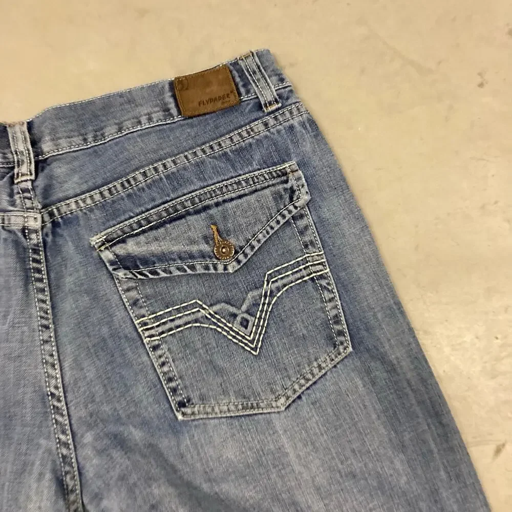 y2k flypaper western bootcut jeans 38x30